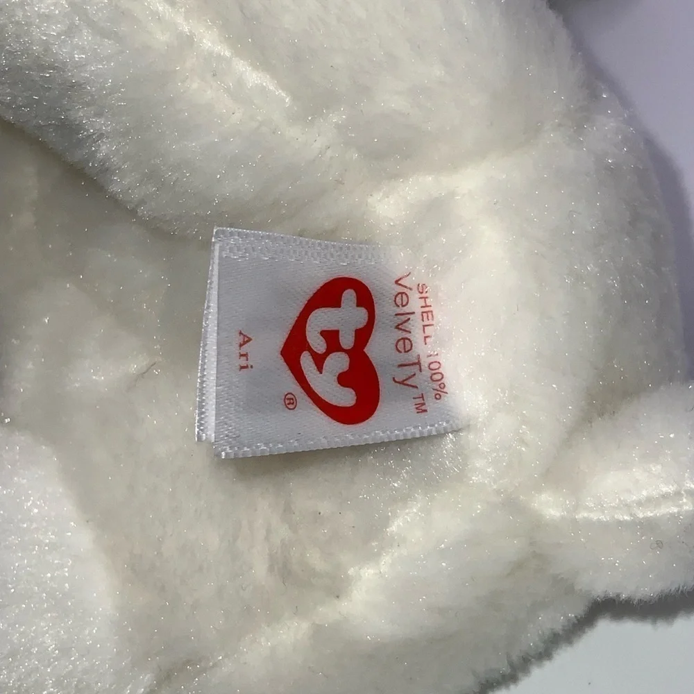 TY Beanie Babies - Ari the Polar Bear Small 6